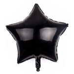 Foil Star Black 18" (45cm.)