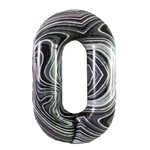 Foil Balloon Number "0" Marbled (100cm.)