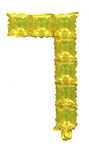 POP IT 7 Gold Foil Digit (40cm) 