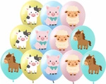 Set of colorful K-Pop Demon Hunters balloons (12 pcs.)