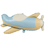 Foil balloon in the shape of an airplane 78 cm by 42 cm