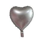 Silver Foil Heart 18" (45cm.)