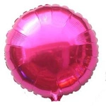 18" Raspberry Foil Balloon (45cm.)