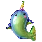 Dolphin-Unicorn Foil Balloon