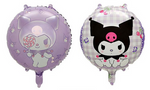 Kuromi 18" (45cm) foil balloon.)