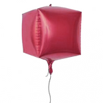 Satin Red Cube Balloon (24 inches)