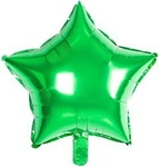 Foil Star Green 18" (45cm.)