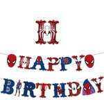 Paper Birthday Girland Spider-Man