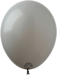 Premium Show Rubber Balloons 12", Gray (003)