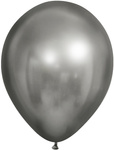 Balloons 12" Chrome, Silver (50 pcs./package.)