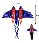 Foil Balloon Rocket for Kids - Colorful and Fun - 85x50 cm
