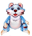 3D Tiger Standing Foil Balloon (60cm)