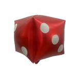 Foil Dice Balloon Red (60cm*60cm)