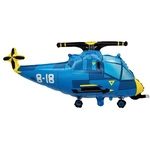 Foil balloon in the shape of a helicopter 52x89 cm.