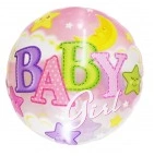 Baby Girl 18" (45cm) foil balloon.)