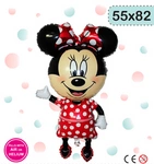 Minnie Mouse Red Foil Balloon (55cm*82cm)