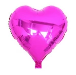 Raspberry Foil Heart 18" (45cm.)