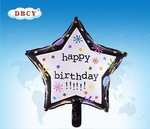 Happy Birthday 18" Foil Balloon (45cm.)