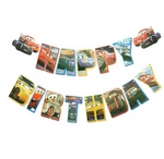 Happy Birthday Cars paper garland (1 pc)