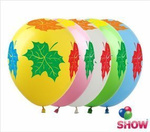 Autumn printed rubber balloons (10 pcs.)
