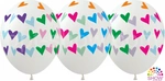Colorful Hearts Balloons (10 pcs.)