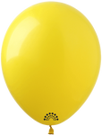 Premium Show Rubber Balloons 12", Yellow (022)