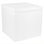 Exclusive White gift box for balloons, 70x70 cm