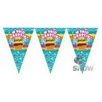 Paper Triangle Garland On Birthday