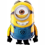 Foil Minion Stuart Balloon , Grabo