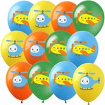 Set of colorful K-Pop Demon Hunters balloons (12 pcs.)