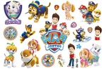 Psi Patrol Kids Tattoos (1 pc)