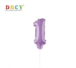 Number balloon on a stick "1" 
