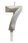 Candle-Dial "7" White