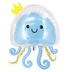 Blue Octopus Foil Balloon (80cm*98cm)