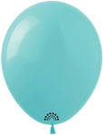Premium SHOW 5 Inch Rubber Balloons, Azure (064)