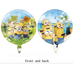 Foil balloon with Minions - Two-sided 18" (45cm.)