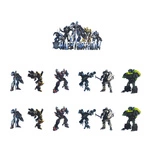 Cake toppers Transformers Birthday power of heroic adventure (12+1)