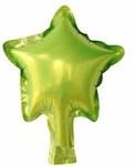 Foil Star Balloon Bright Green 12.5cm. (10 pcs.)