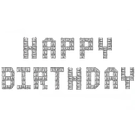 Set of HAPPY BIRTHDAY Balloons (40 cm.)