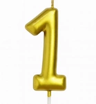 Candle-Dial "1" White