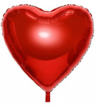 Foil Heart Red 36" (90cm) Balloon.)