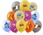 Winnie the Pooh printed rubber balloons (12 pcs.)