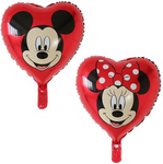 Double-sided Heart Red Minnie 18" (45cm) Foil Balloon.)