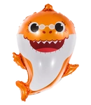 Baby Shark Orange Foil Balloon (49cm*67cm)