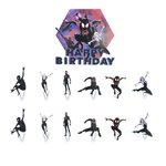 Spider-Man cake topper - "Happy Birthday"