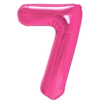 Foil Balloon Number "7" Pink (100cm.)
