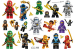 NINJAGO Kids Tattoos (1 pc)