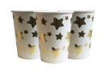 Gold Star Paper Cups (10 pcs.)
