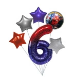 Spider Man 6th Birthday Balloon Set