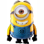 Foil Minion Stuart Balloon , Grabo